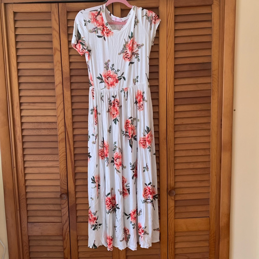 Bridal/baby shower floral dress